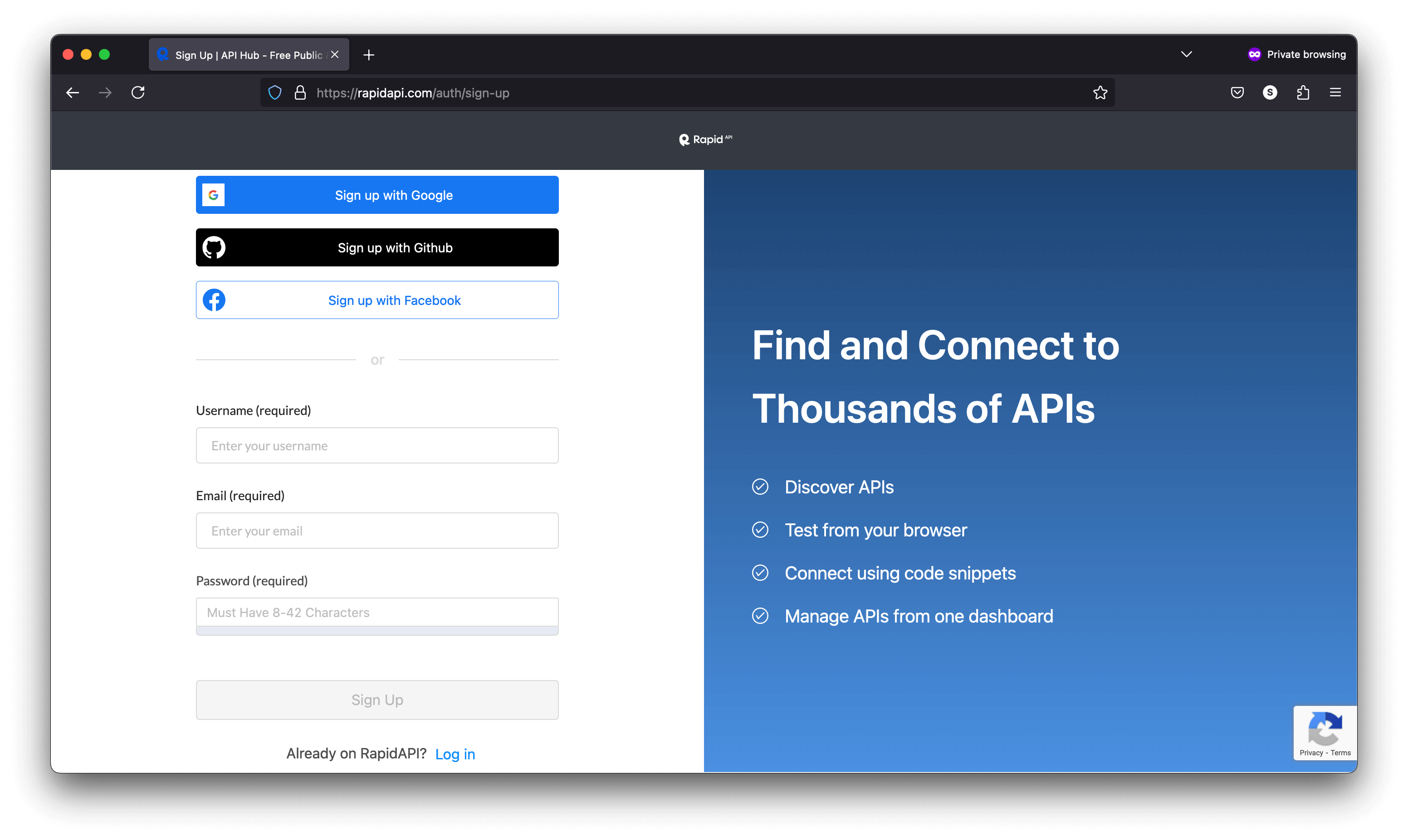Bayut API Signup